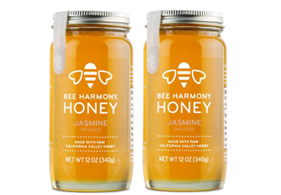 Image: Bee Harmony Jasmine Infused Honey (340g x 2 Pack)