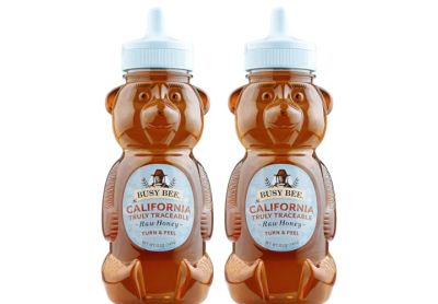 Image: Busy Bee California Raw Honey (340g x 2 Pack)
