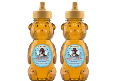Image: Busy Bee Northwest Raw Honey (340g x 2 Pack)