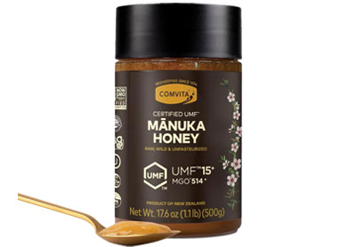 Image: Comvita Manuka Honey Raw, Wild & Unpasteurized UMF 15+ & MGO 514+ (500g)