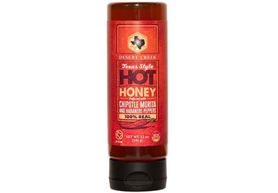 Image: Desert Creek Texas Style Hot Honey with Chipotle Morita and Habanero Peppers (340g)