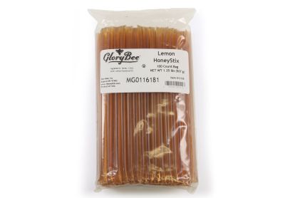 Image: GloryBee Lemon Honey Stix (100 Count)