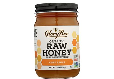 Image: GloryBee Organic Raw Honey Pure & Unfiltered Light & Mild (510g)