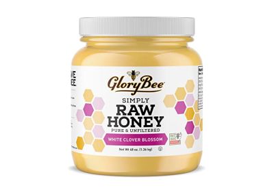 Image: GloryBee Simply Raw Honey Pure & Unfiltered White Clover Blossom (1.36kg)