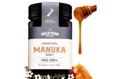 Image: Gold Fern Monofloral Manuka Honey MGO 200+ (500g)