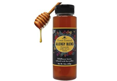 Image: Honey Feast Flower Powered Allergy Blend Wildflower Honey (340g)