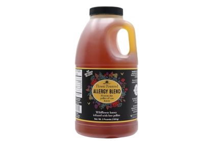 Image: Honey Feast Flower Powered Allergy Blend Wildflower Honey (3Lb)