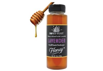Image: Honey Feast Raw & Unfiltered Lavender Honey (340g)