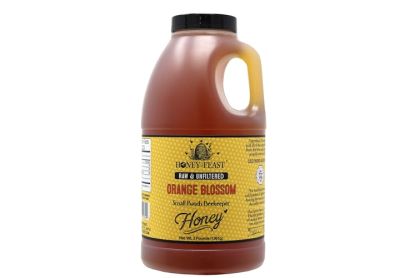 Image: Honey Feast Raw & Unfiltered Orange Blossom Honey (3Lb)