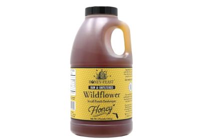 Image: Honey Feast Raw & Unfiltered Wildflower Honey (3Lb)