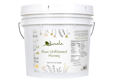 Image: Kevala Raw Unfiltered Honey (8Lb)