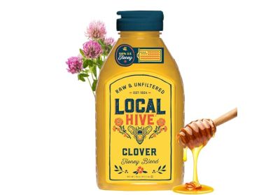 Image: Local Hive Raw & Unfiltered Clover Honey Blend (454g)