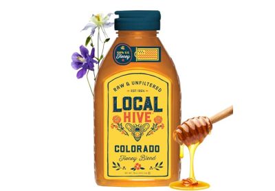Image: Local Hive Raw & Unfiltered Colorado Honey Blend (454g)