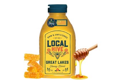 Image: Local Hive Raw & Unfiltered Great Lakes Honey Blend (454g)