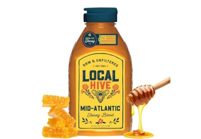 Image: Local Hive Raw & Unfiltered Mid-Atlantic Honey Blend (454g)