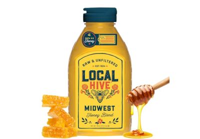 Image: Local Hive Raw & Unfiltered Midwest Honey Blend (454g)