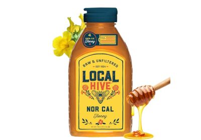 Image: Local Hive Raw & Unfiltered Nor Cal Honey (454g)