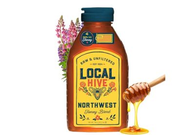 Image: Local Hive Raw & Unfiltered Northwest Honey Blend (454g)