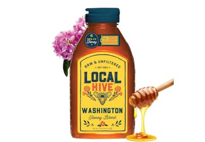 Image: Local Hive Raw & Unfiltered Washington Honey Blend (454g)