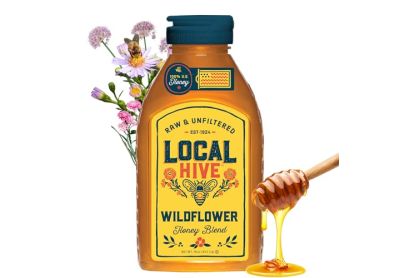 Image: Local Hive Raw & Unfiltered Wildflower Honey Blend (454g)