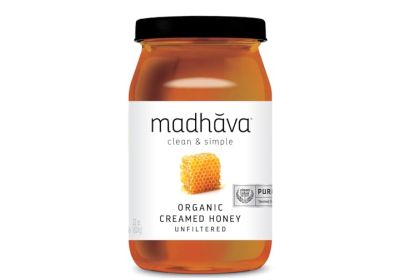 Image: Madhava Organic Creamed Honey Unfiltered (624g)