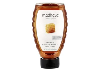 Image: Madhava Organic Golden Honey Unfiltered (454g)