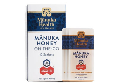 Image: Manuka Health Manuka Honey On-The-Go Sachets UMF 6+ & MGO 115+ (12 Count)