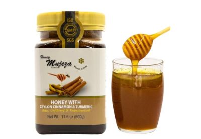 Image: Mujeza Al-Shifa Honey with Ceylon Cinnamon & Turmeric (500g)