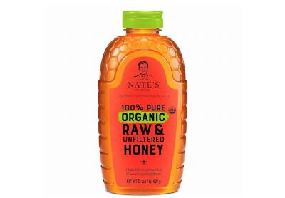 Image: Nature Nate's 100% Pure Organic Raw & Unfiltered Honey (2Lb)