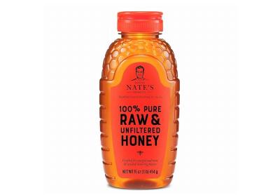 Image: Nature Nate's 100% Pure Raw & Unfiltered Honey (1Lb)