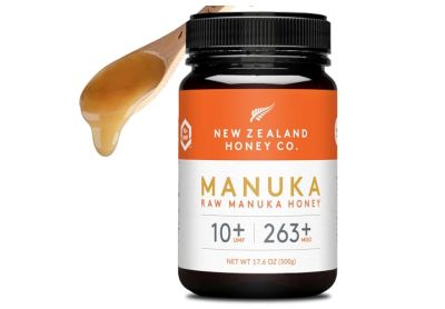 Image: New Zealand Honey Co. Raw Manuka Honey UMF 10+ & MGO 263+ (500g)