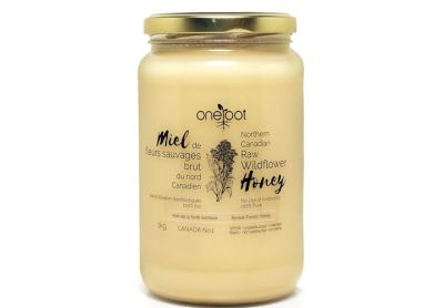 Image: Oneroot Northern Canadian Raw Wildflower Honey (1kg)