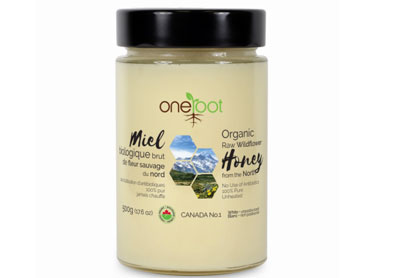 Image: Oneroot Organic Raw Wildflower Honey from the North (500g)