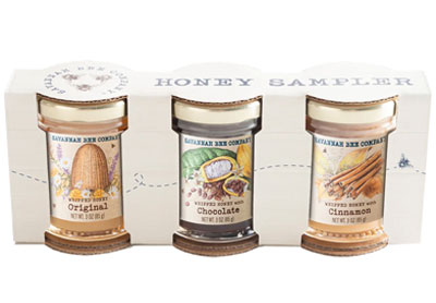 Image: Savannah Bee Whipped Honey Sampler Gift Set (85g x 3 Pack)