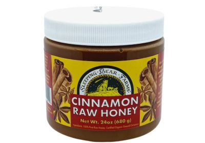 Image: Sleeping Bear Farms Cinnamon Raw Honey (680g)