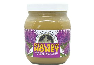 Image: Sleeping Bear Farms Real Raw Honey Raw Star Thistle Honey (1135g)