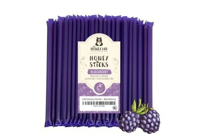 Image: The Honey Jar Honey Sticks Blackberry Flavor (100 Count)