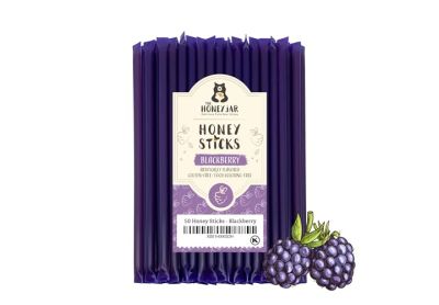 Image: The Honey Jar Honey Sticks Blackberry Flavor (50 Count)