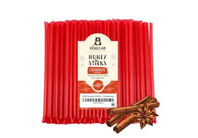 Image: The Honey Jar Honey Sticks Cinnamon Flavor (100 Count)