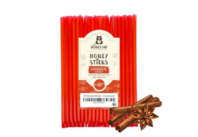 Image: The Honey Jar Honey Sticks Cinnamon Flavor (20 Count)