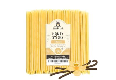 Image: The Honey Jar Honey Sticks Vanilla Flavor (100 Count)