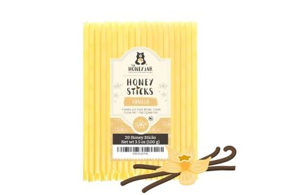 Image: The Honey Jar Honey Sticks Vanilla Flavor (20 Count)