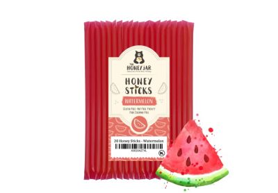 Image: The Honey Jar Honey Sticks Watermelon Flavor (20 Count)