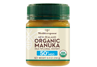 Image: Wedderspoon New Zealand Organic Manuka Multifloral Honey MGO 50+ (250g)