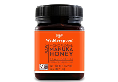 Image: Wedderspoon Raw Monofloral Manuka Honey KFactor 16 (1kg)