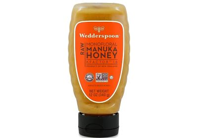 Image: Wedderspoon Raw Monofloral Manuka Honey KFactor 16 (340g)
