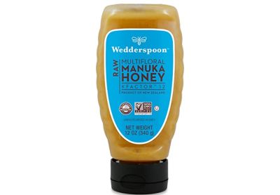 Image: Wedderspoon Raw Multifloral Manuka Honey KFactor 12 (340g)