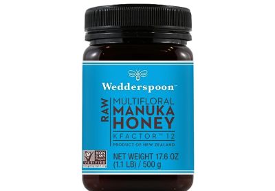 Image: Wedderspoon Raw Multifloral Manuka Honey KFactor 12 (500g)