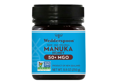 Image: Wedderspoon Raw Multifloral Manuka Honey MGO 50+ (250g)