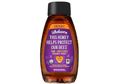 Image: Wholesome Raw + Unfiltered Organic Honey (454g)